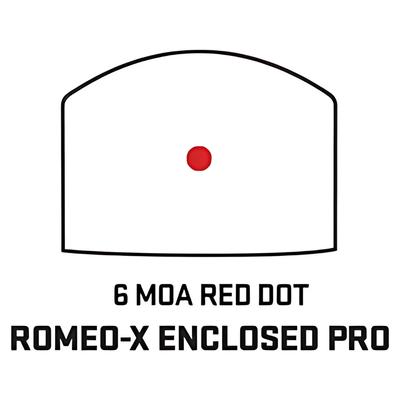 sig sauer kolimator romeo x pro enclosed 6 moa sorx1360