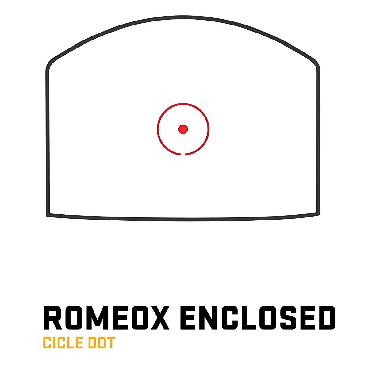 sig sauer kolimator romeo x pro enclosed circle dot sorx1300