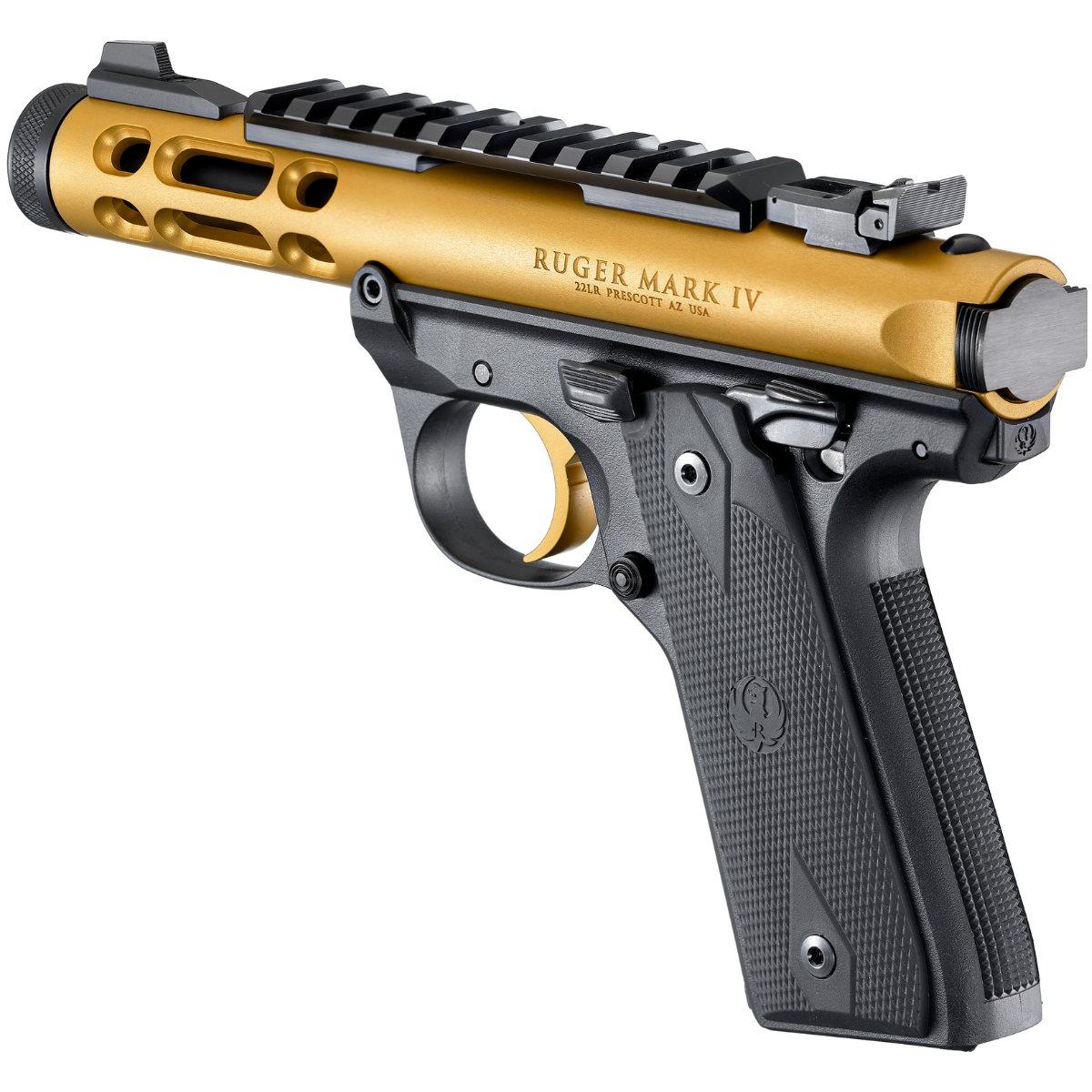 ruger mark iv 22 45 lite gold gold 43926