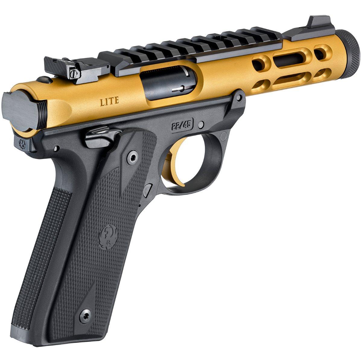 ruger mark iv 22 45 lite gold gold 43926