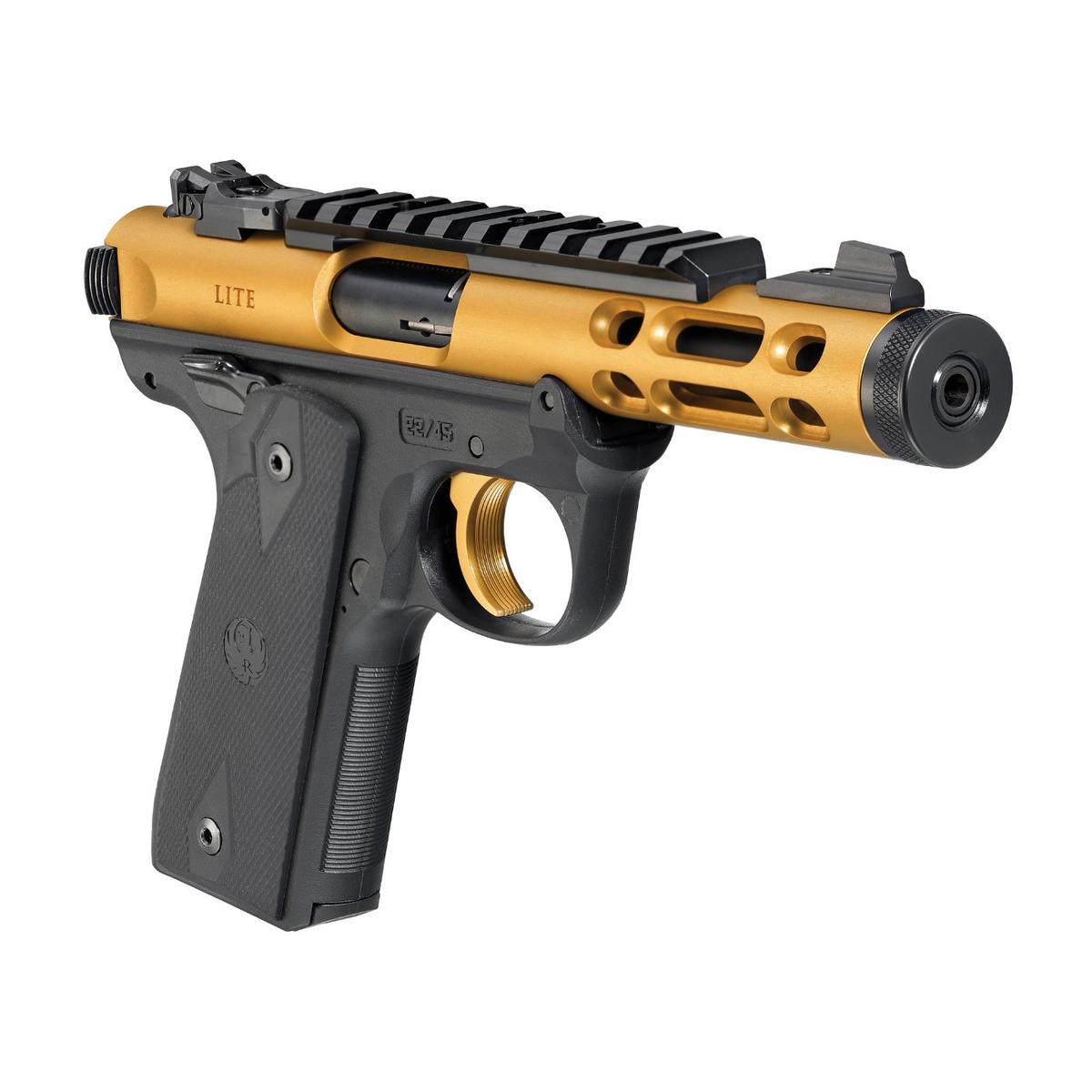 ruger mark iv 22 45 lite gold gold 43926