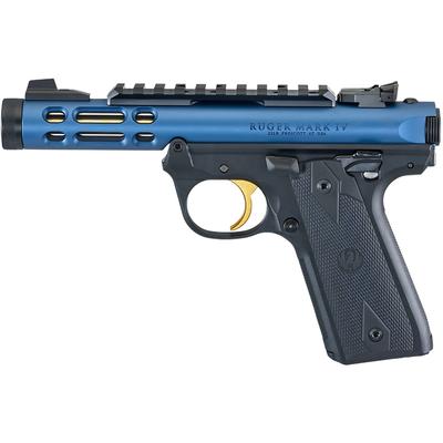 Ruger Mark IV 22/45 Lite Blue/Gold (43932)