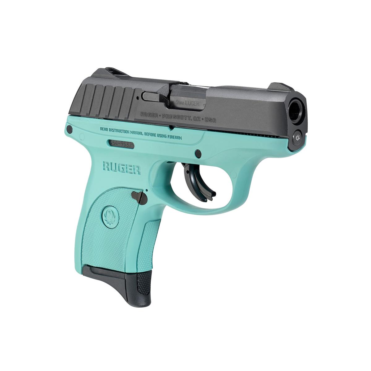 ruger ec9s bk turquoise 3285