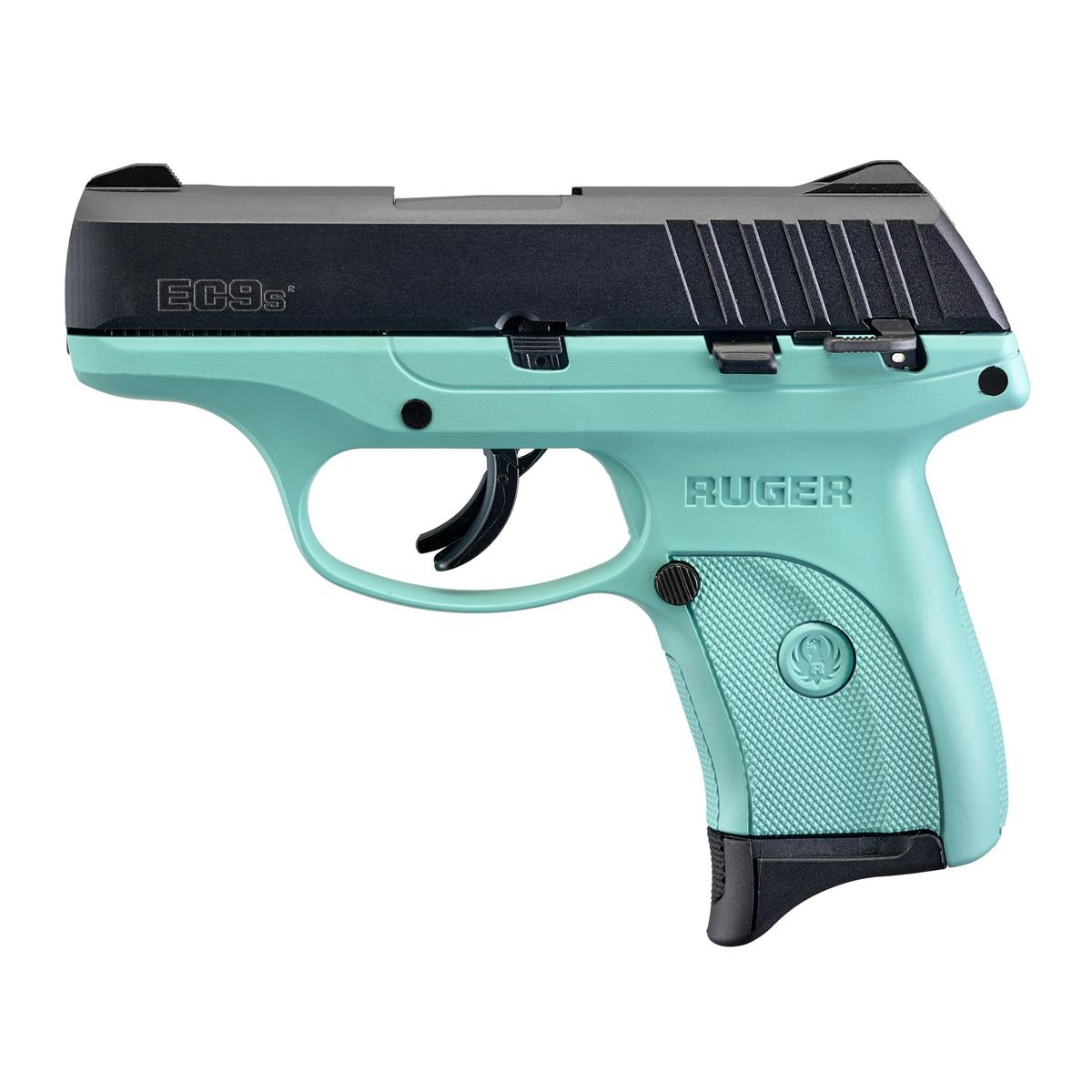 ruger ec9s bk turquoise 3285