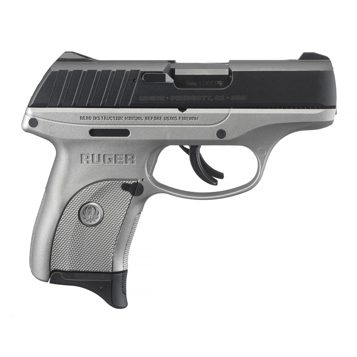 ruger ec9s bk silver 3290