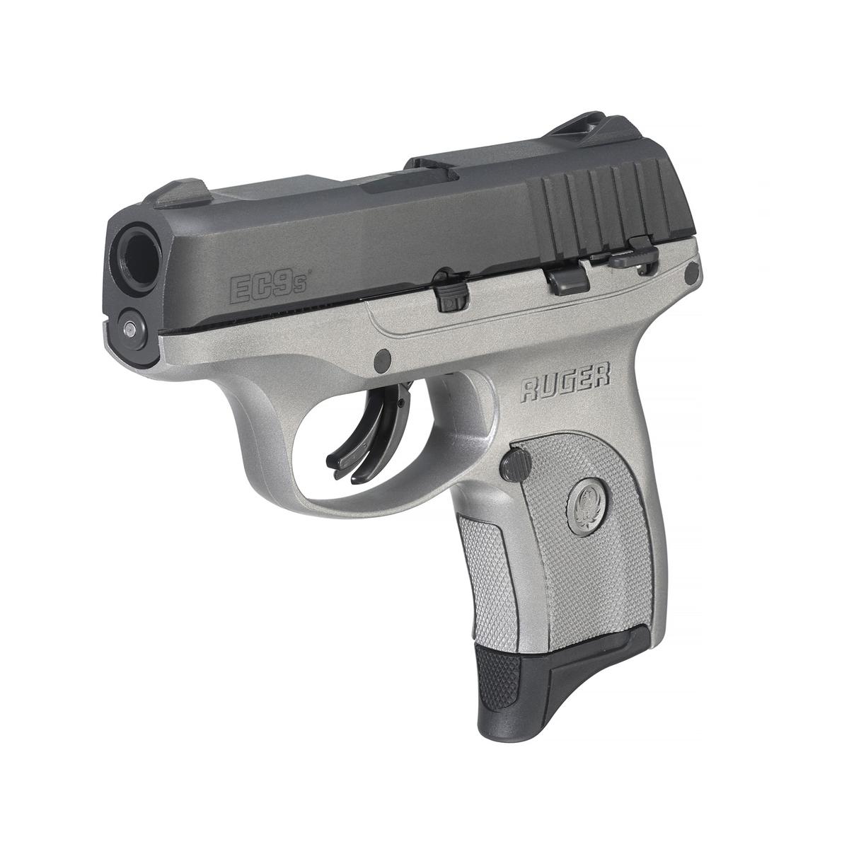ruger ec9s bk silver 3290