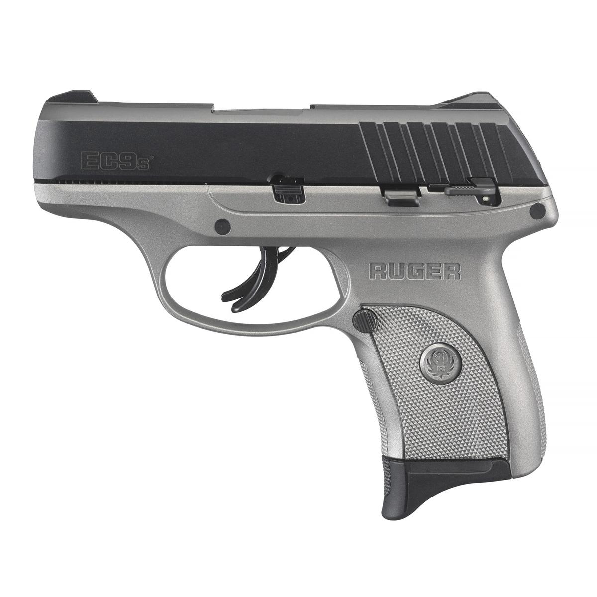 ruger ec9s bk silver 3290