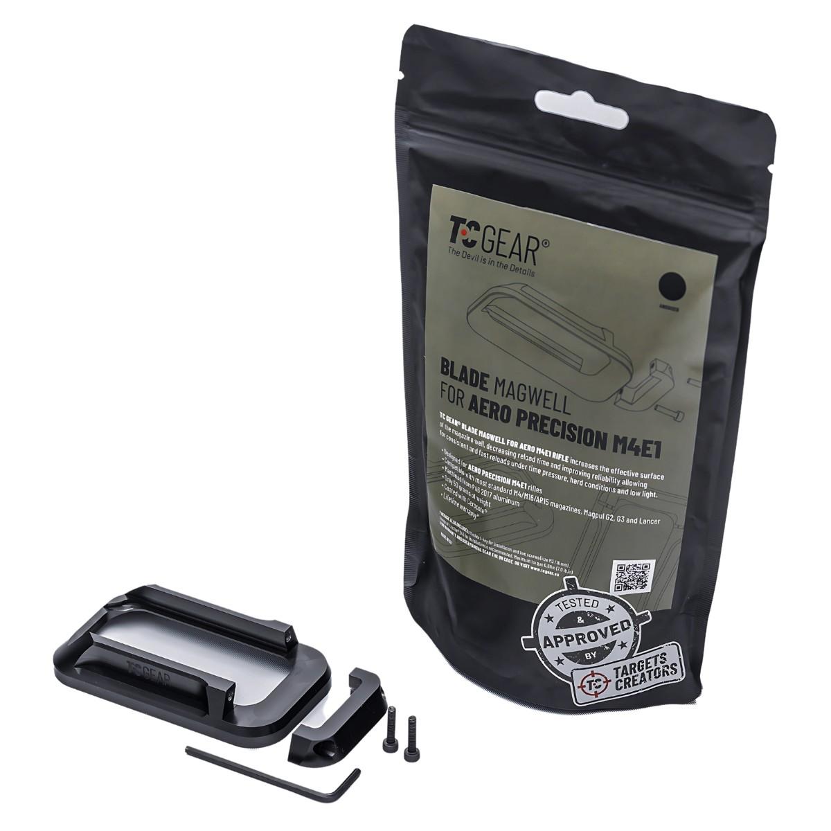 tc gear magwell blade do aero precision m4e1 czarny