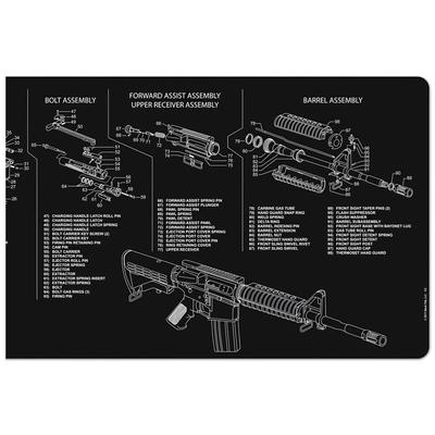 tekmat mata rusznikarska ar 15 czarna tek r36 ar15