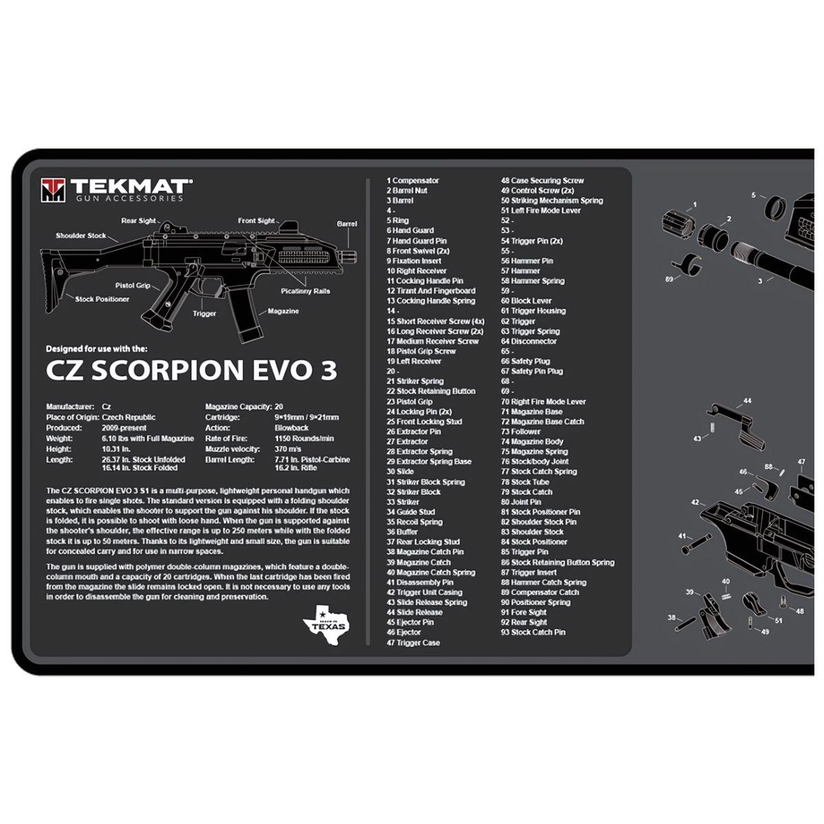 tekmat mata rusznikarska cz scorpion czarna tek r36 czscorpion