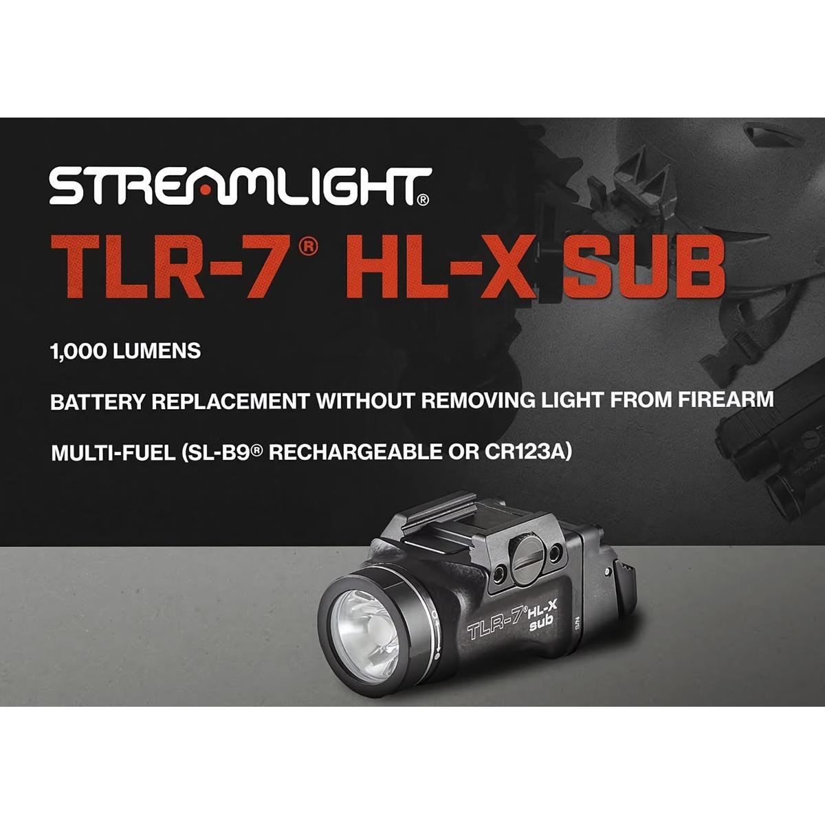 streamlight tlr 7 hl x sub usb sig sauer p365 xl 1000 lm