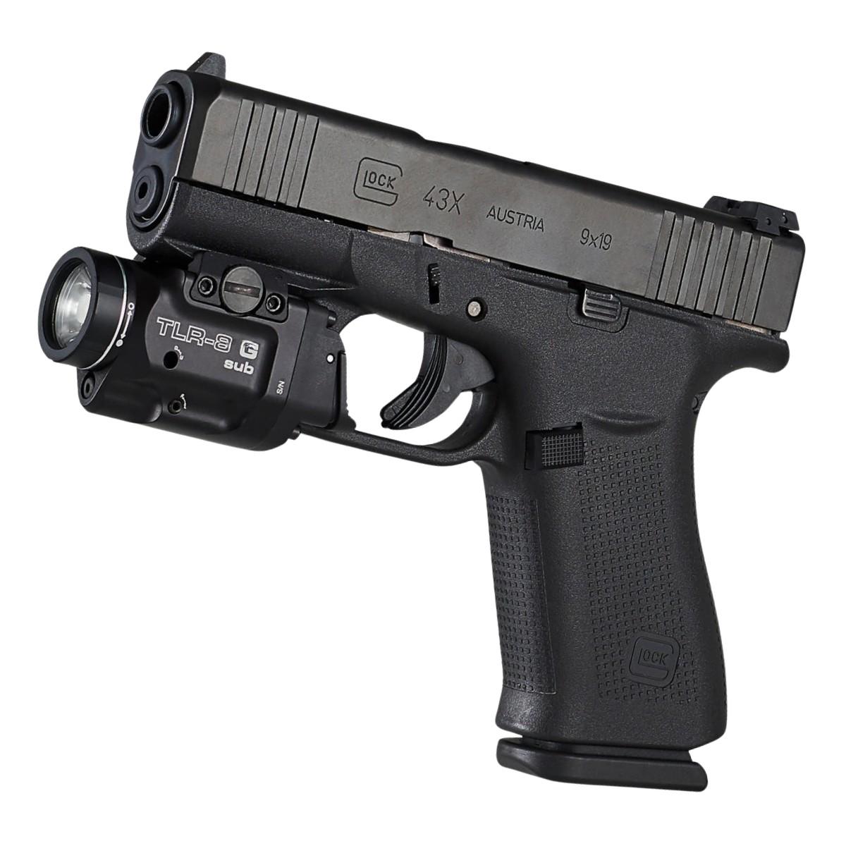 streamlight latarka pistoletowa tlr 8 g sub glock 43x 48 mos glock 43x 48 rail 500 lumenow