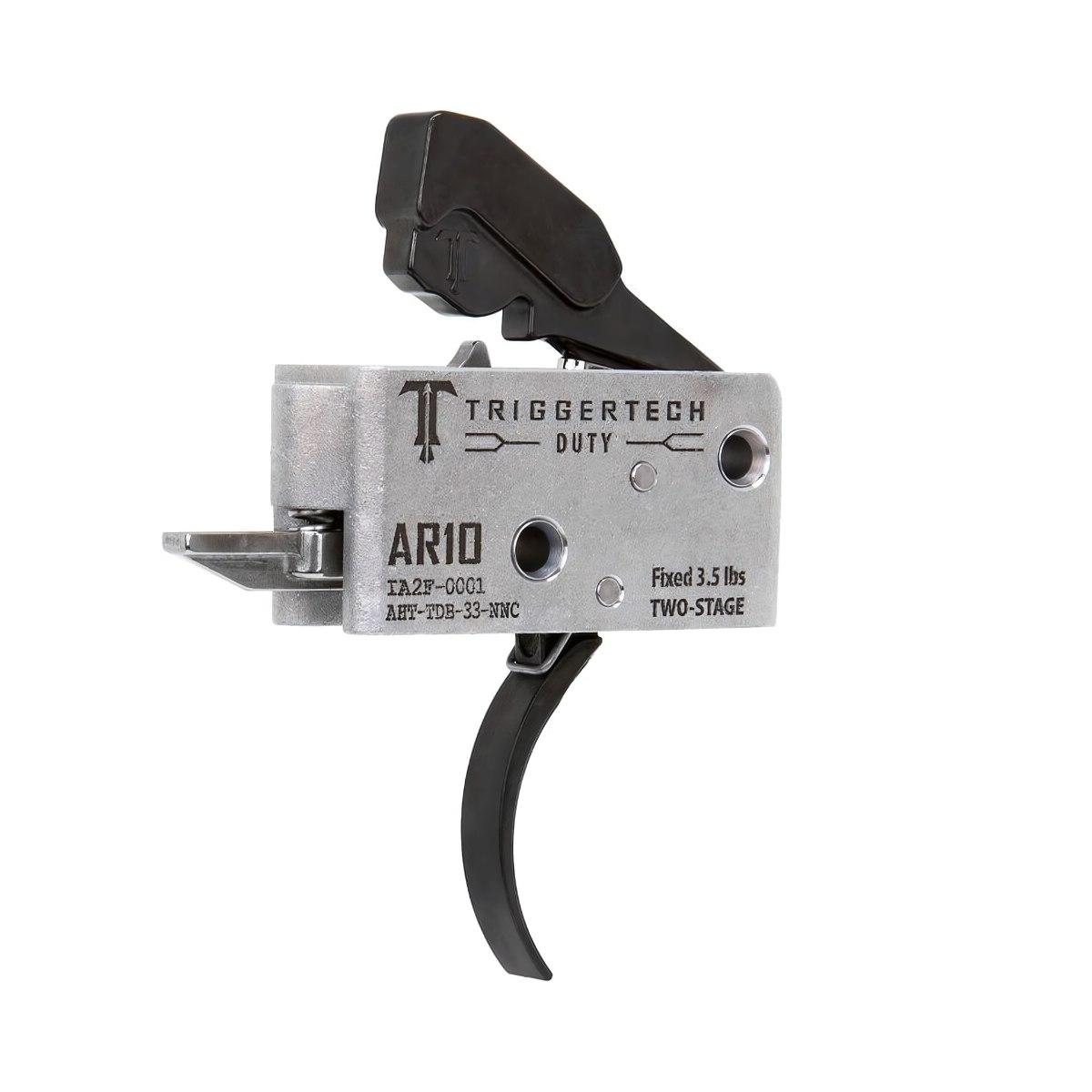 triggertech mechanizm spustowy duty do ar10 3 5lbs two stage curved aht tdb 33 nnc