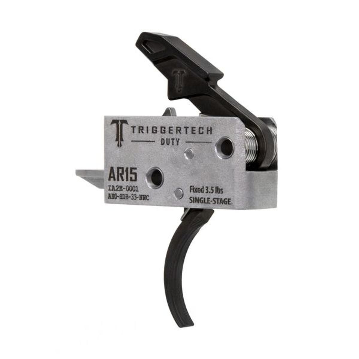 triggertech mechanizm spustowy duty do ar15 3 5lbs single stage curved ah0 sdb 33 nnc