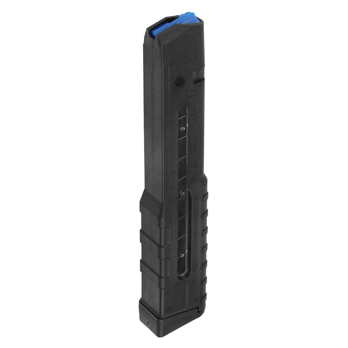 utg magazynek polimerowy do pistoletu glock z okienkiem 9x19 mm 33 naboje rbt pd933