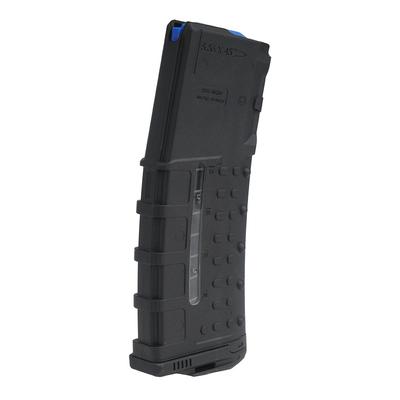 utg magazynek ar15 m4 z okienkiem 5 56x45 mm 223 30 naboi polimerowy czarny rbt am30