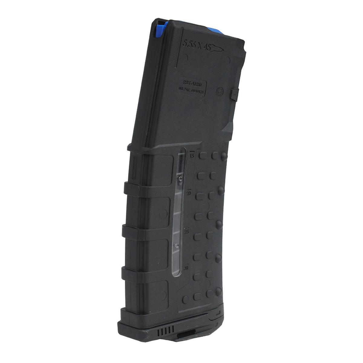 utg magazynek ar15 m4 z okienkiem 5 56x45 mm 223 30 naboi polimerowy czarny rbt am30