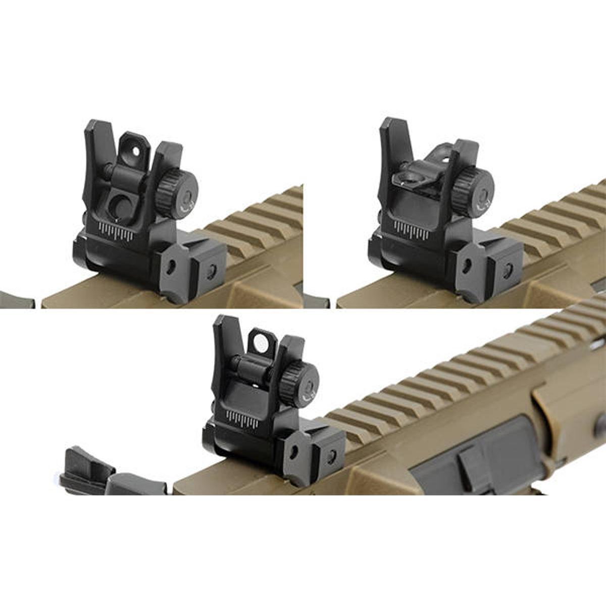 utg leapers przeziernik skladany niskoprofilowy ar15 czarny mnt 955