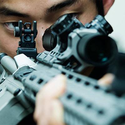 utg leapers szczerbinka katowa skladana accu sync ar15 czarny mt 945