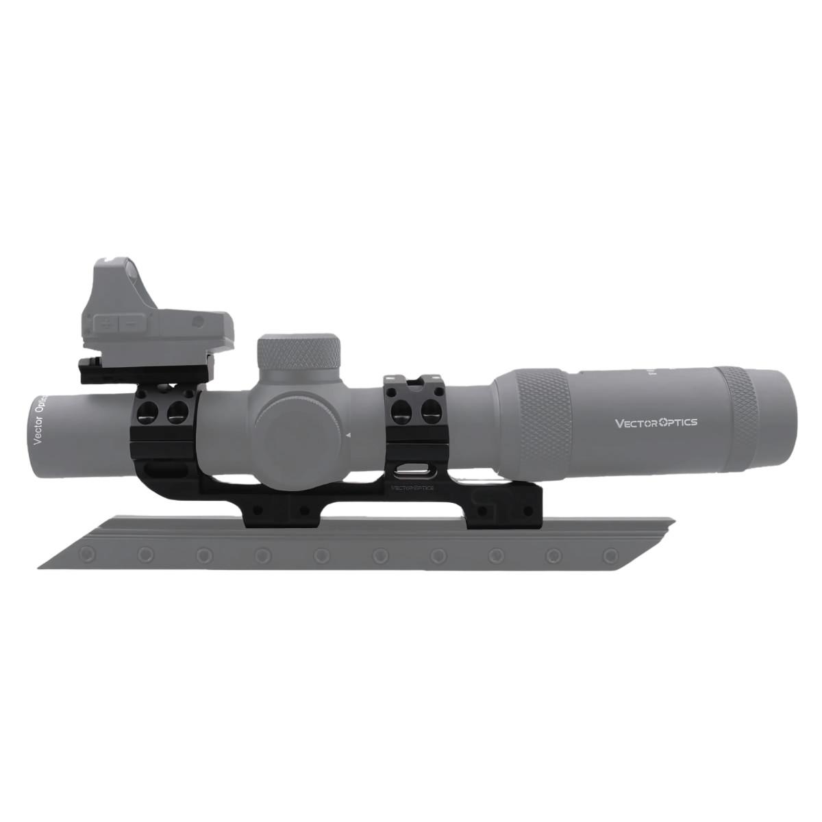 vector optics montaz do lunety jednoczesciowy z poziomica 30mm 25 4mm picantinny scacd 16