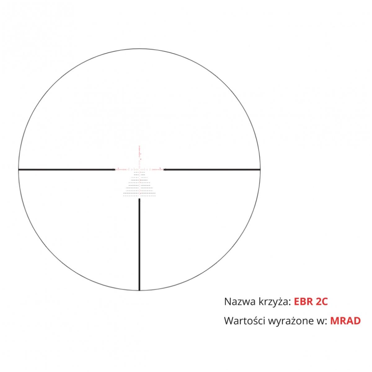 vortex luneta celownicza viper pst ii 5 25x50 ebr 2c mrad pst 5258