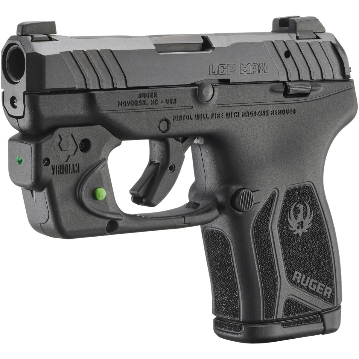 Ruger LCP Max - Laser Zielony Viridian - Black - 13751