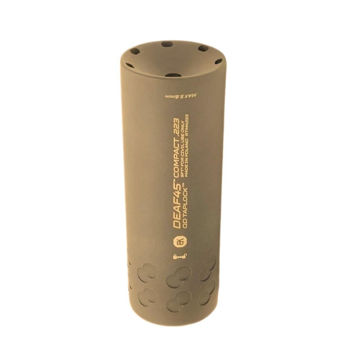 bk precise moderator deaf45 compact taplock troy coyote tan 223rem