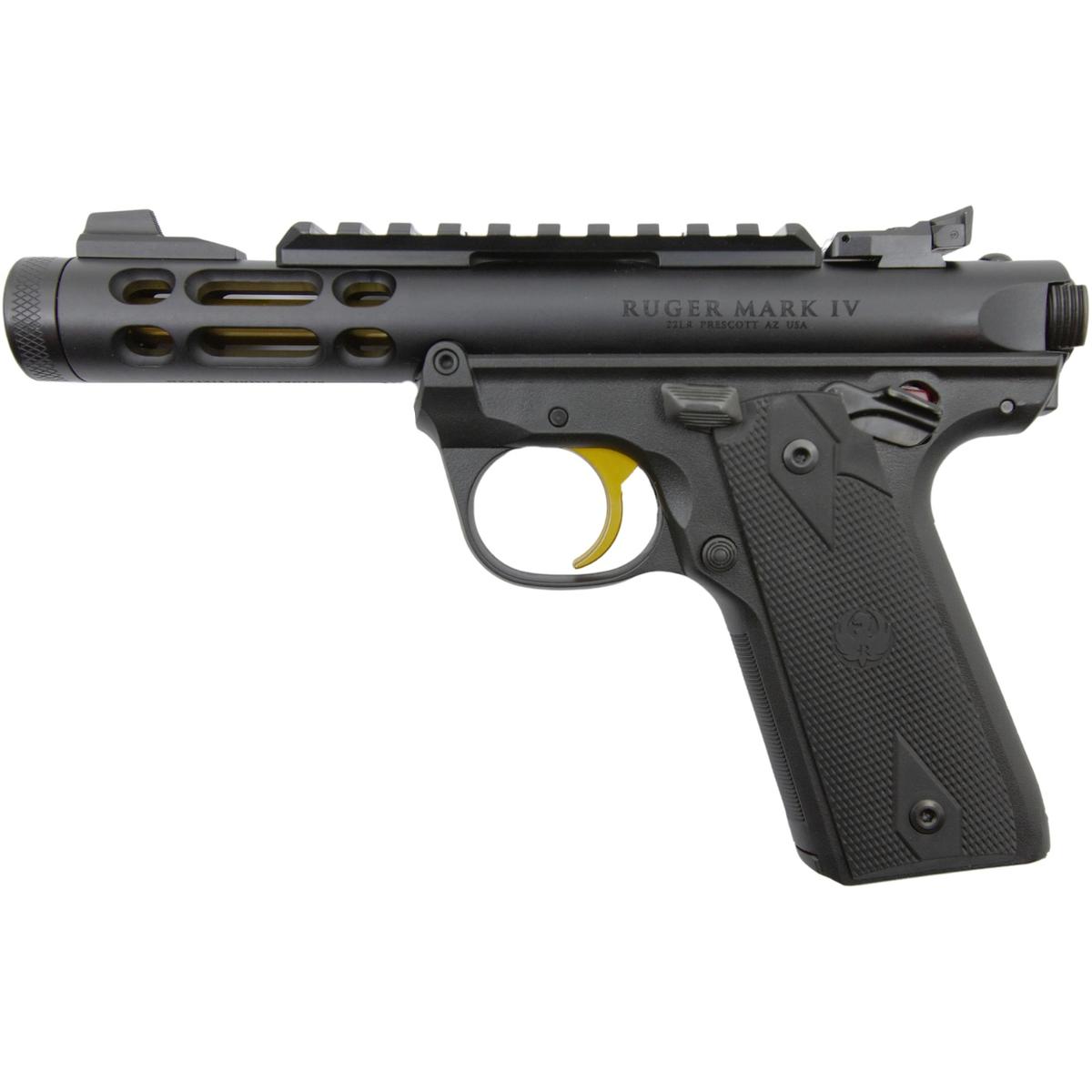 ruger mark iv 22 45 lite black gold 43927