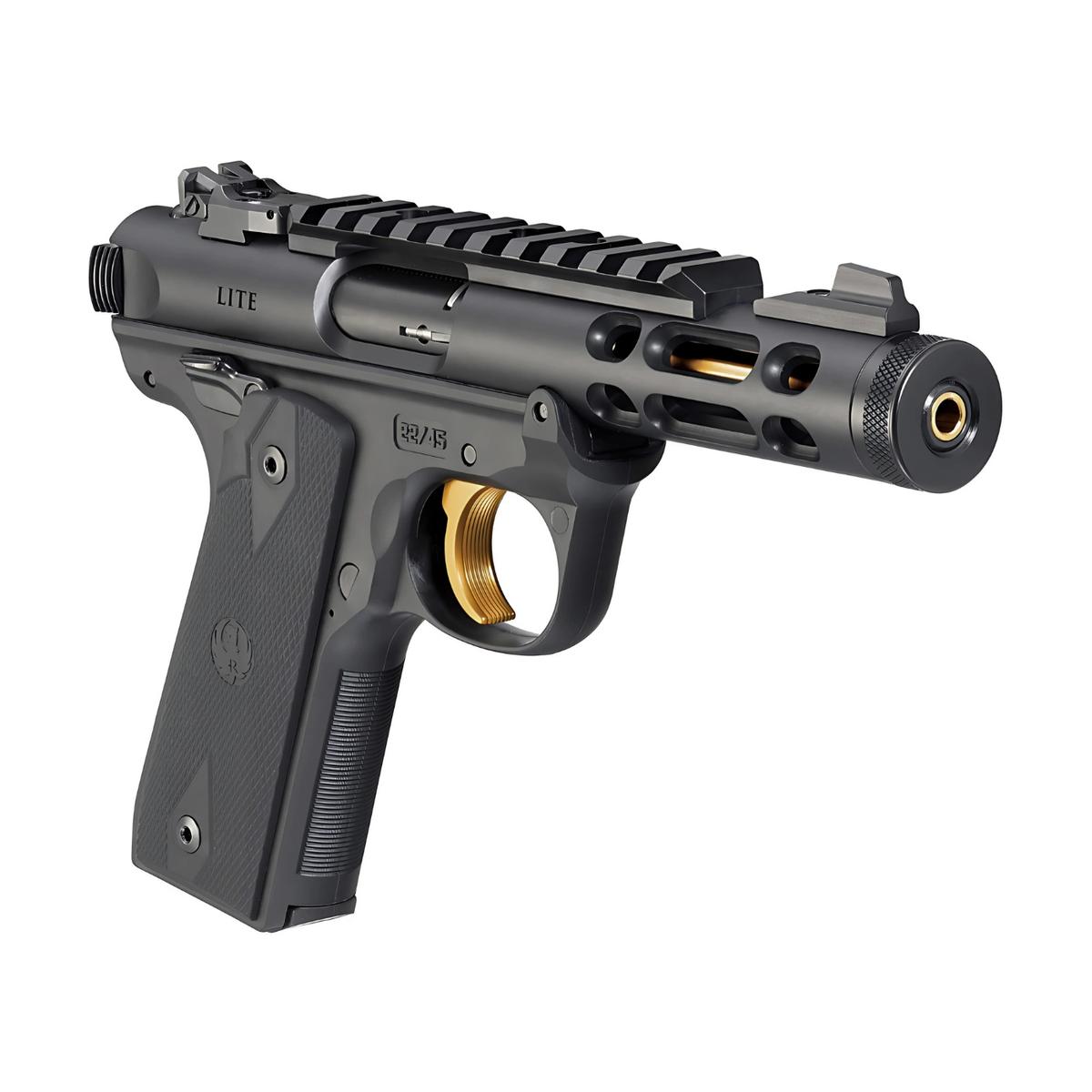 ruger mark iv 22 45 lite black gold 43927