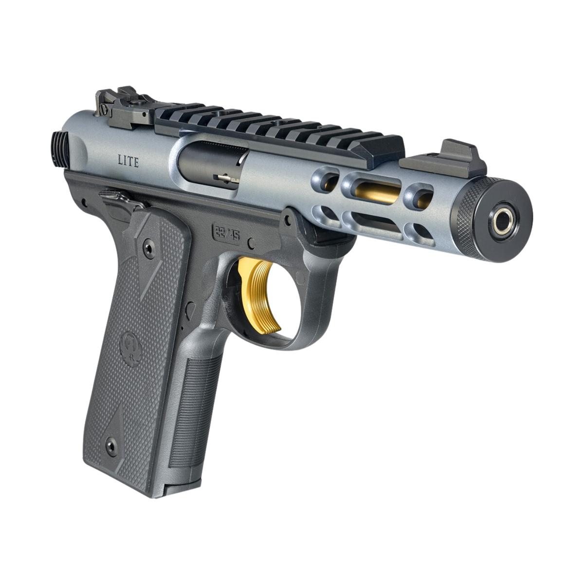 ruger mark iv 22 45 lite gray gold 43934