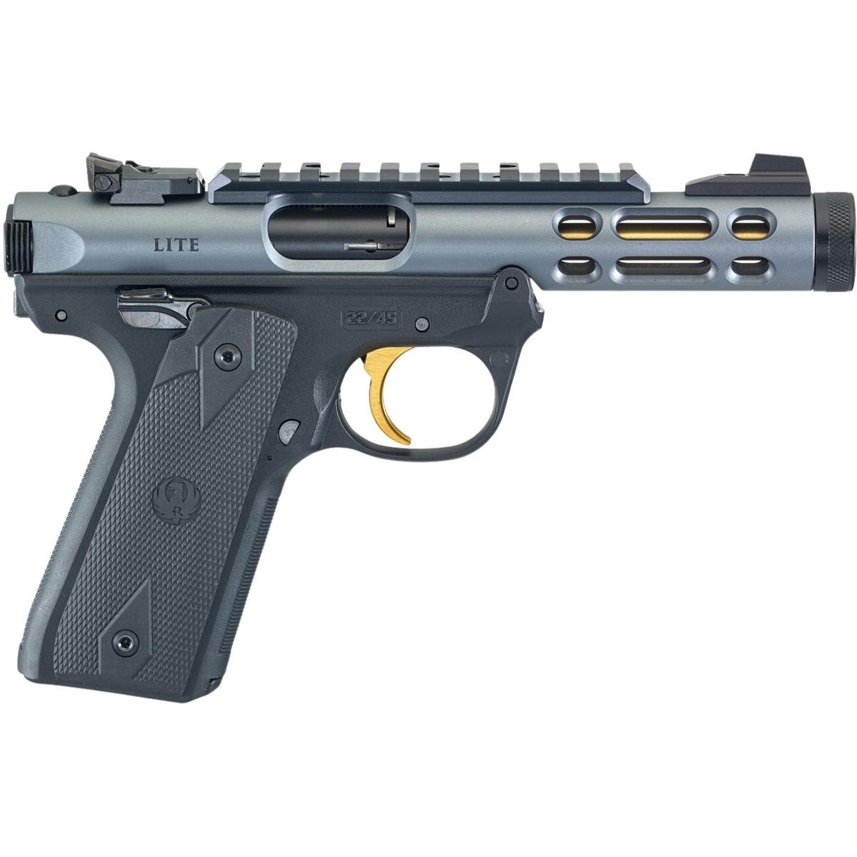 ruger mark iv 22 45 lite gray gold 43934