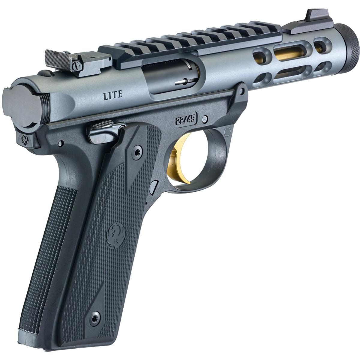 ruger mark iv 22 45 lite gray gold 43934