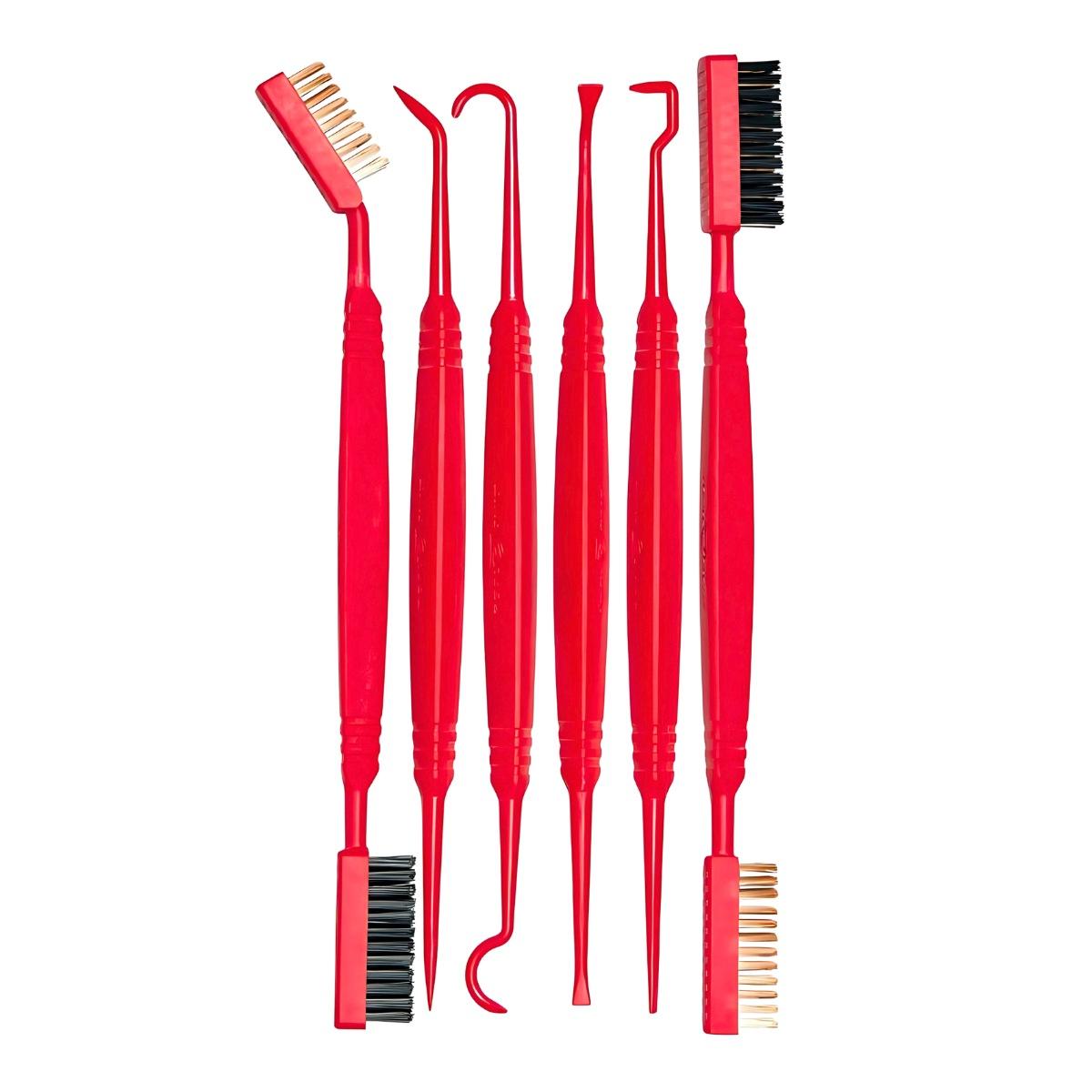 real avid zestaw szczotek i skrobakow do czyszczenia broni accu grip picks brushes avpbs