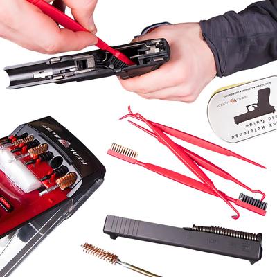 real avid zestaw szczotek i skrobakow do czyszczenia broni accu grip picks brushes avpbs
