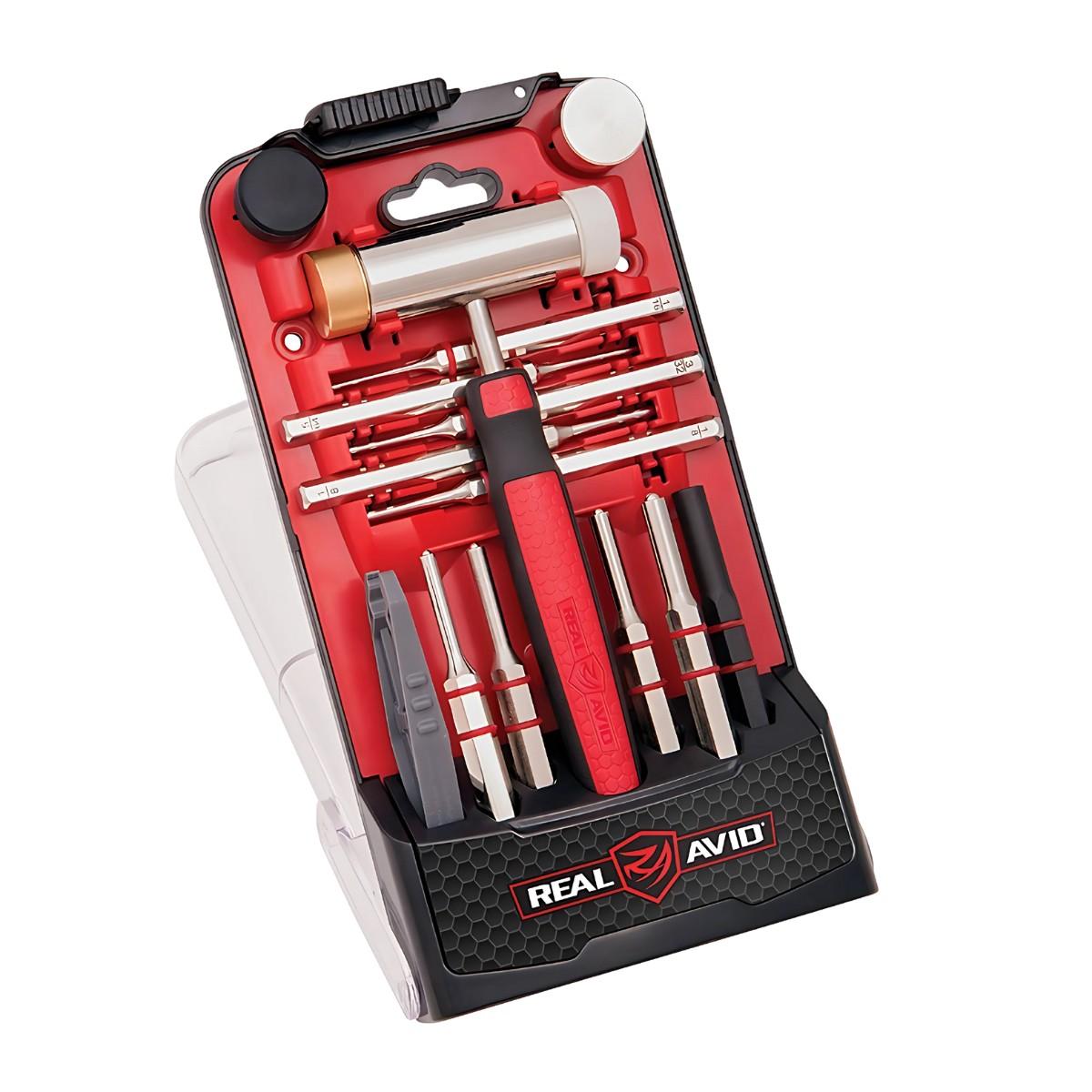 real avid zestaw wybijakow z mlotkiem accu punch hammer roll pin punch set avhps rp