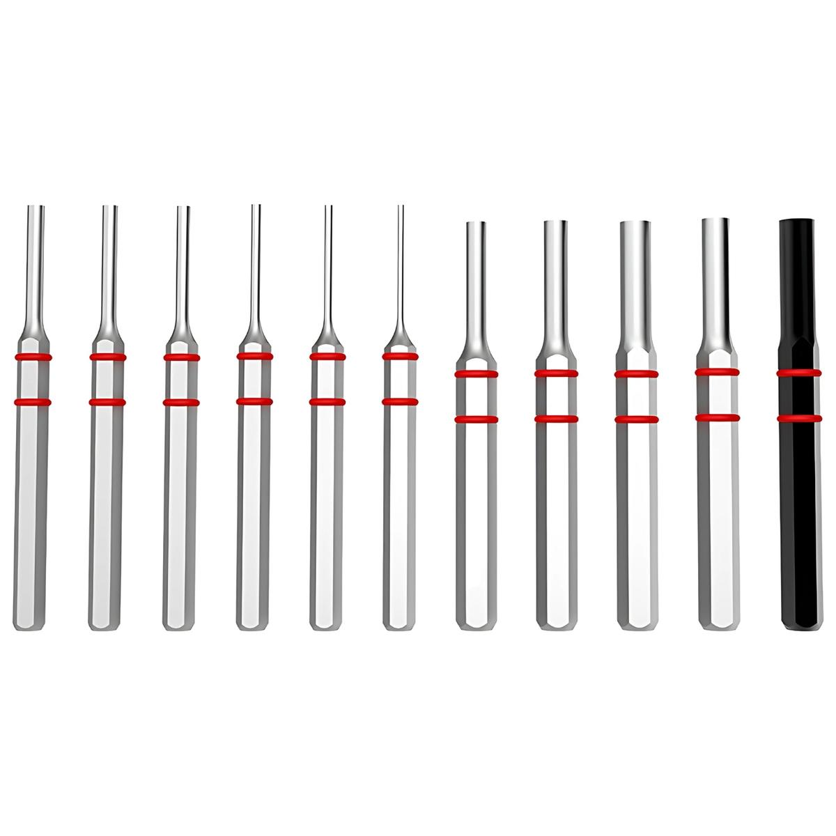 real avid zestaw wybijakow z mlotkiem accu punch hammer roll pin punch set avhps rp