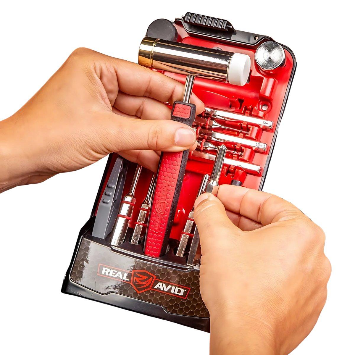 real avid zestaw wybijakow z mlotkiem accu punch hammer roll pin punch set avhps rp