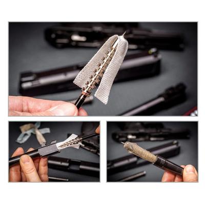 real avid zestaw przecierakow do broni bore max speed jag patches 4 l 9 mm 45 250 szt avbmpatch4l