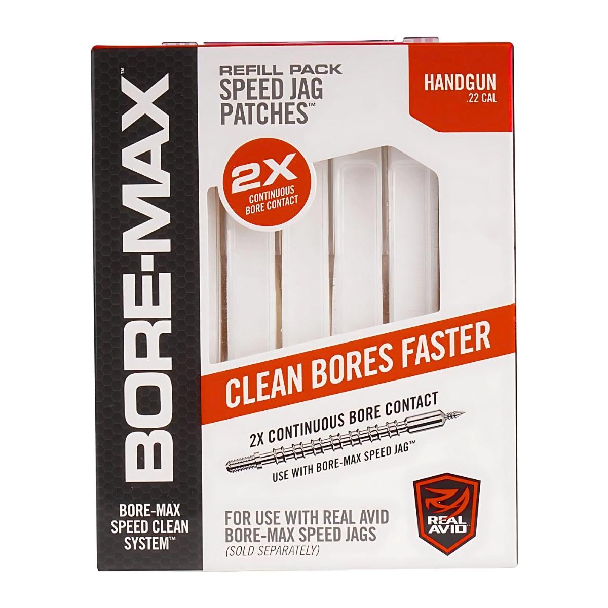real avid zestaw przecierakow do broni bore max speed jag patches 4 s 22 250 szt avbmpatch4s
