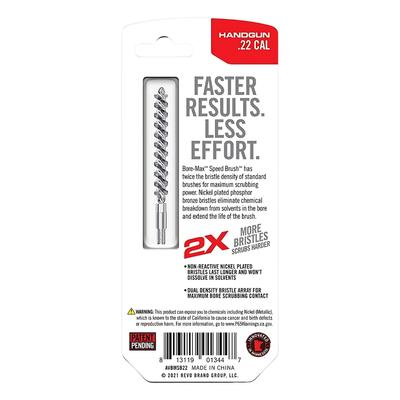 real avid szczotka do czyszczenia broni bore max speed brush 22 avbmsb22