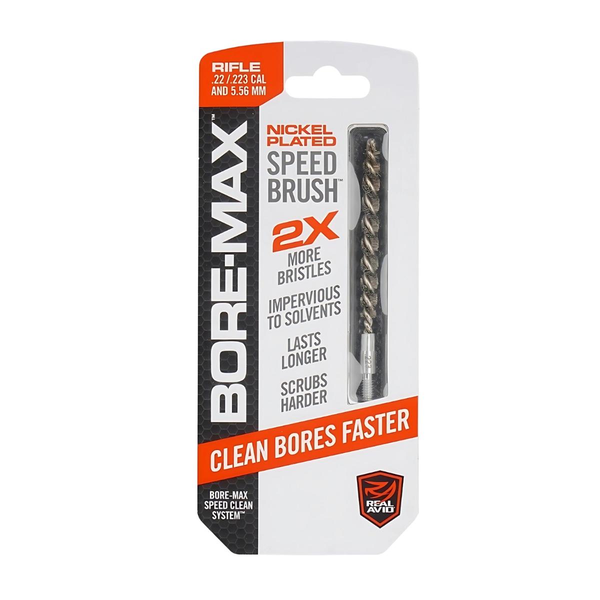 real avid szczotka do czyszczenia broni bore max speed brush 223 avbmsb223
