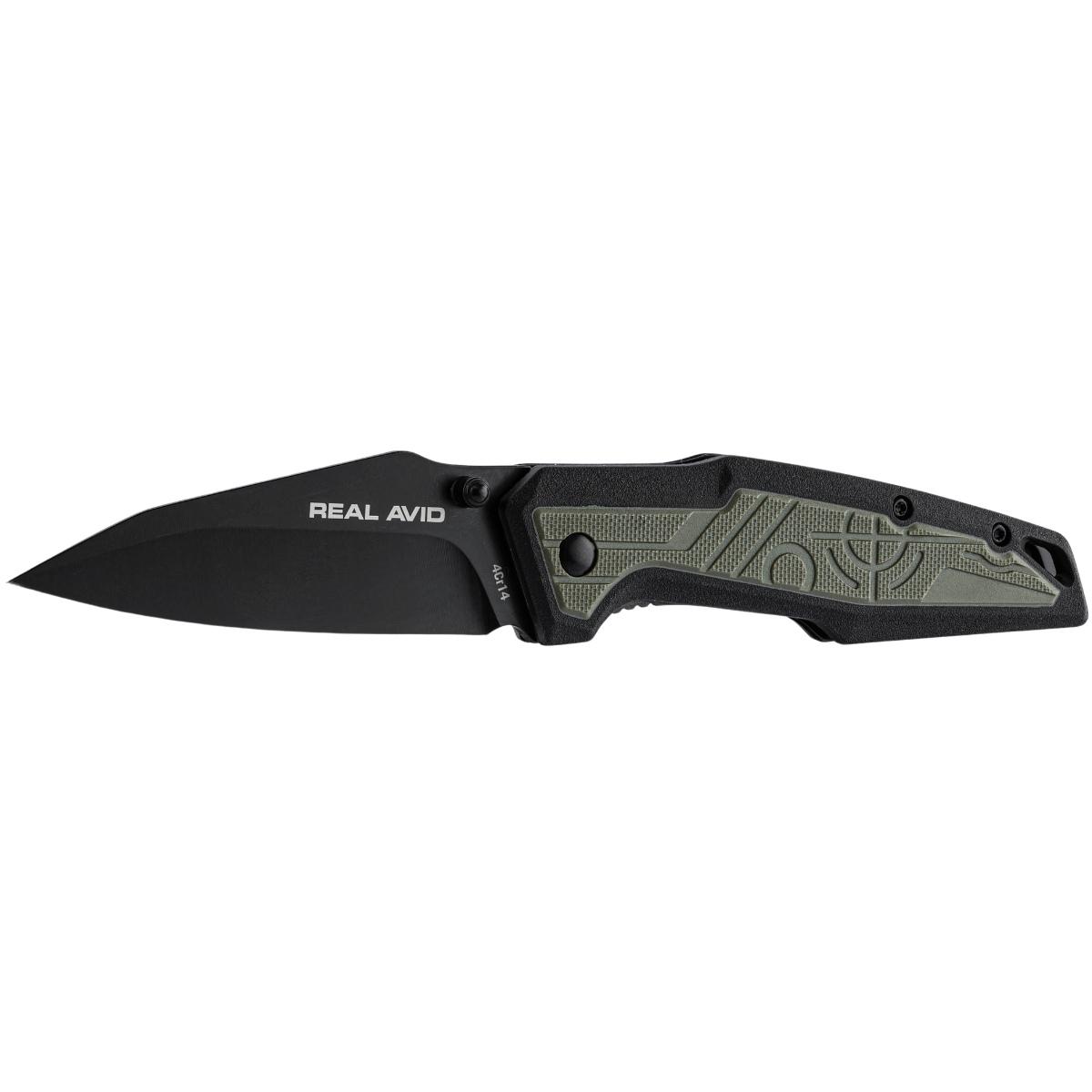 real avid noz skladany edc rav 1 ciemnozielony avrav1