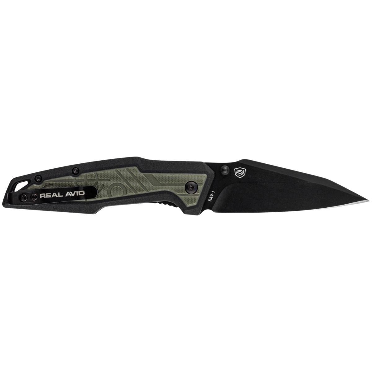 real avid noz skladany edc rav 1 ciemnozielony avrav1