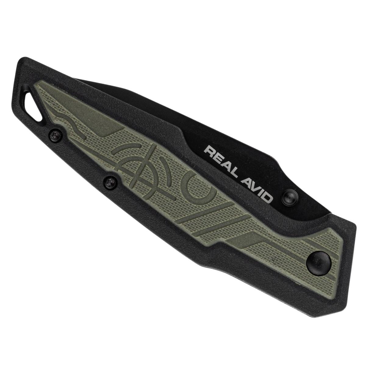 real avid noz skladany edc rav 1 ciemnozielony avrav1