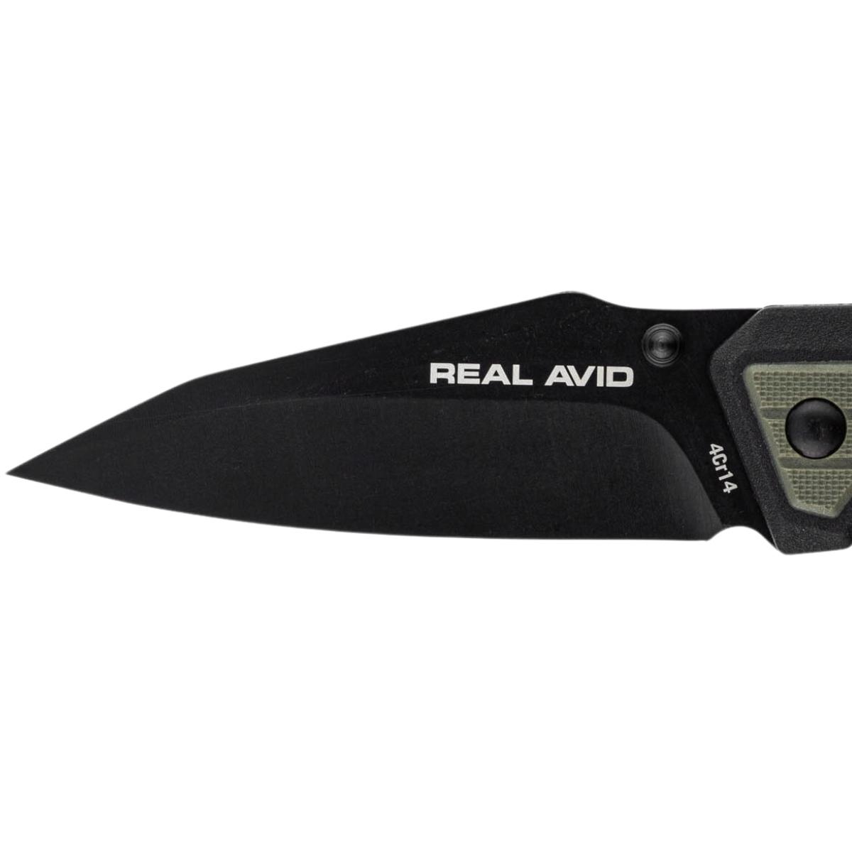 real avid noz skladany edc rav 1 ciemnozielony avrav1