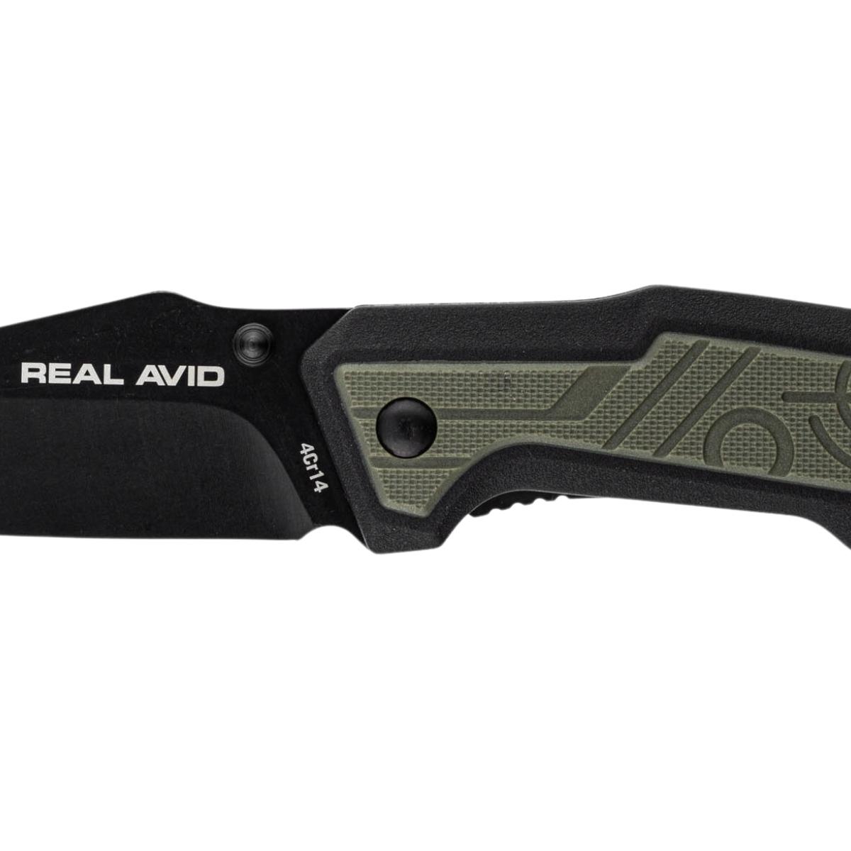 real avid noz skladany edc rav 1 ciemnozielony avrav1