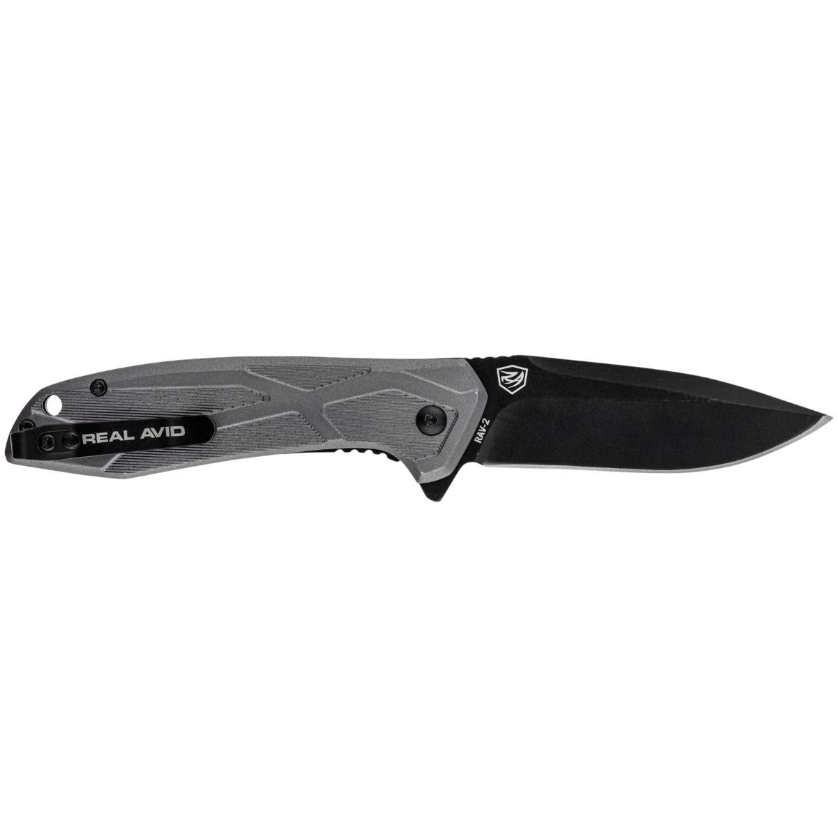 real avid noz skladany edc rav 2 aluminium szary avrav2