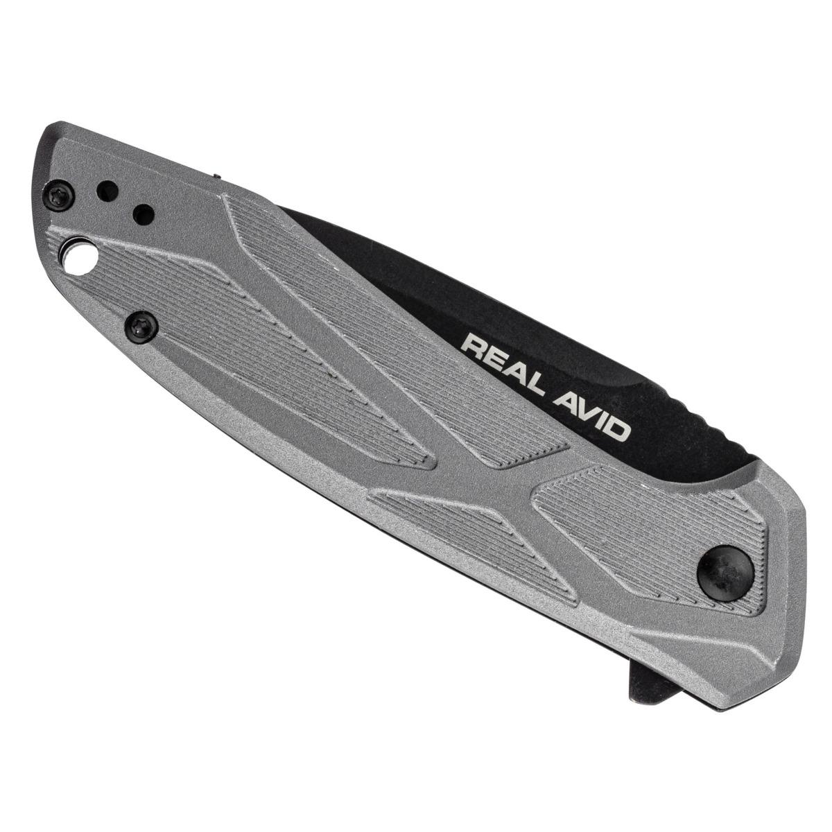 real avid noz skladany edc rav 2 aluminium szary avrav2