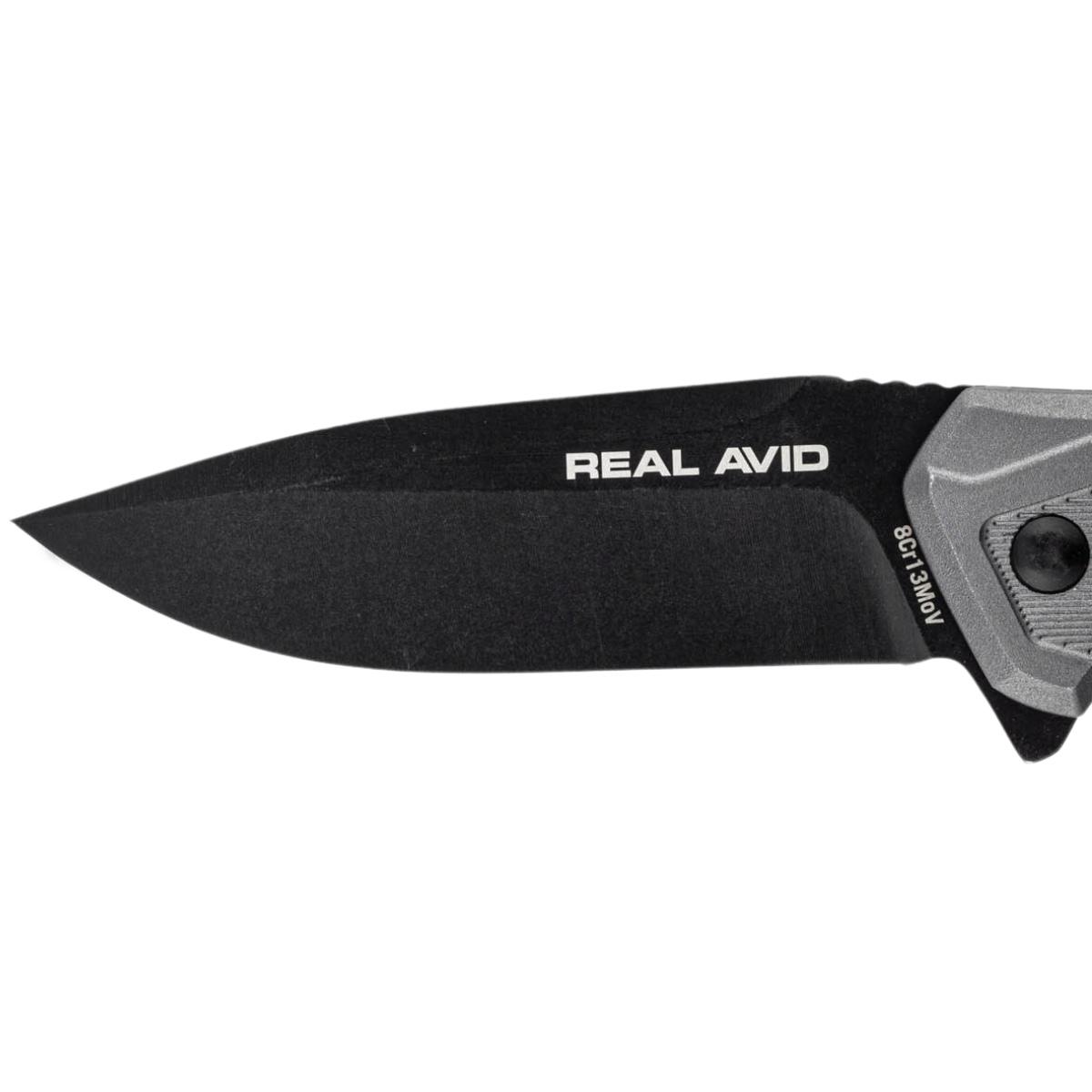 real avid noz skladany edc rav 2 aluminium szary avrav2