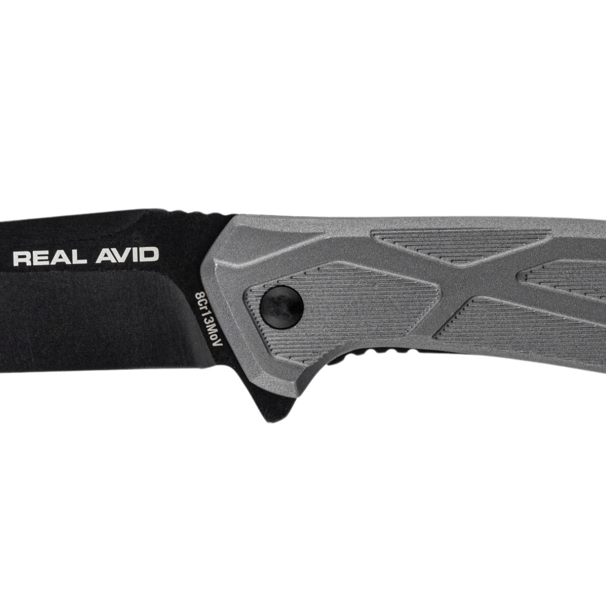 real avid noz skladany edc rav 2 aluminium szary avrav2